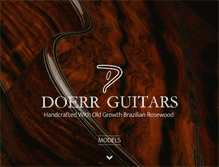 Tablet Screenshot of doerrguitars.com